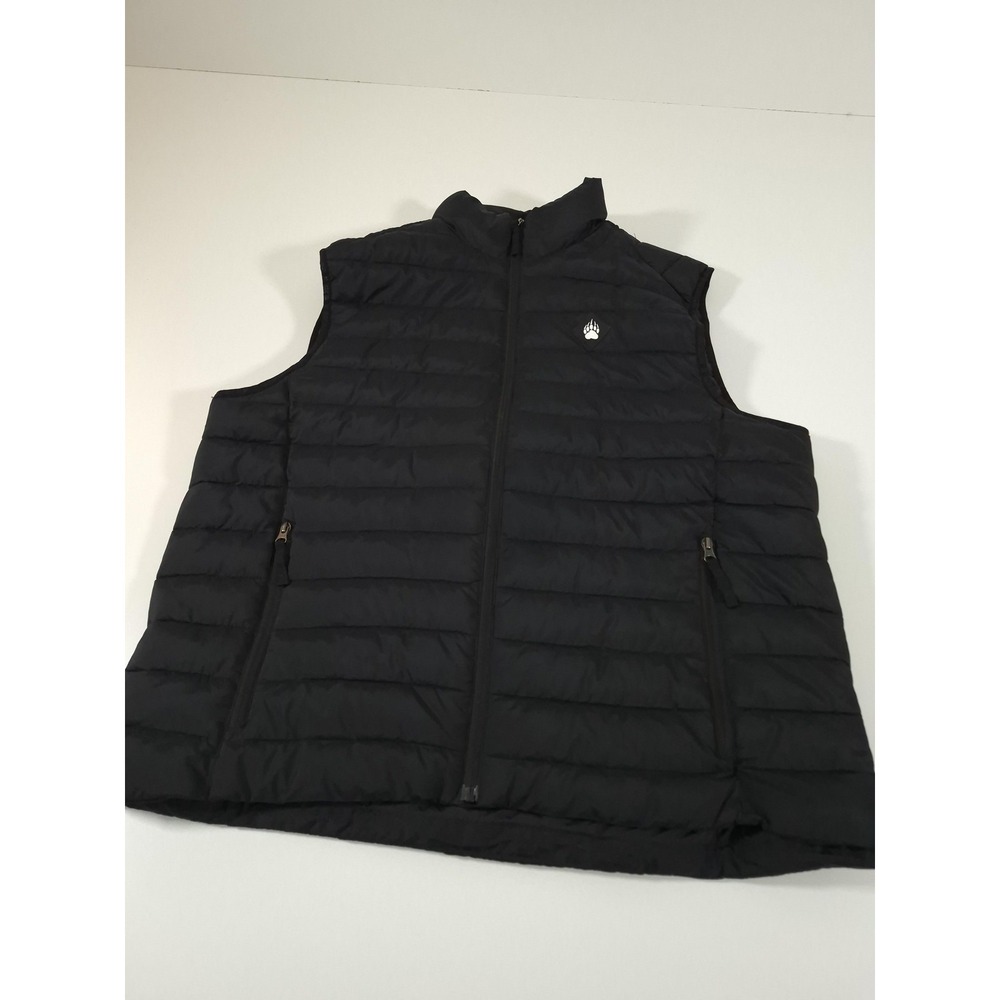 Alaskan Hard Gear Vest Mens XL Black Puffer Full Zip Duluth Trading Outdoor